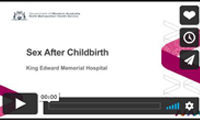 Sex after childbirth video