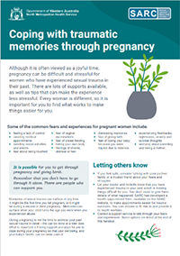 coping with traumatic memories through pregnancy