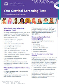 Your Cervical Screening Test